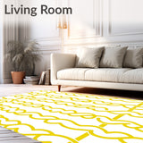 Elegant Trellis Maze Network Motif(Yellow)