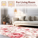 Pink Abstract Shag Style(Pink)