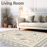 Medallion Abstract Artisan Crafted Collection(Beige)