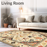 Beige Brown Boho Design(Beige)