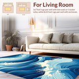 Serene Turquoise Wave Arrangement(Blue)