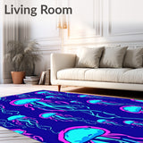 Jellyfish Wonderland Tapestry(Purple)