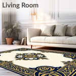 Luxurious Palatial Damask Scrollwork Grandeur Centerpiece (Gold) - ODIKA