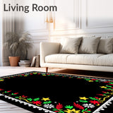 Festive Cat with Twinkling and Playful Motif(Black)