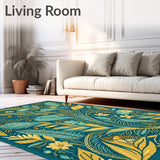 Boho Hallway Non Slip(Blue)