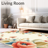 Floral Wall Indoor Decor Accent(Ivory)