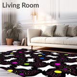 Illuminated Feline Holiday Novelty with Glowing Accents(Black)