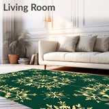 Enchanted Evergreen Snowflake Textured(Green)