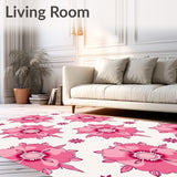 Vintage Rose Blossom Array with Delicate Petal Motif and Graceful Flourish(Pink)