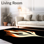 Candle Flame Decorative Covering with Pointed Top Detail (Orange) - ODIKA