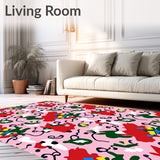 Festive Twinkle Featuring Playful Cat Silhouettes and Holiday Lights(Pink)