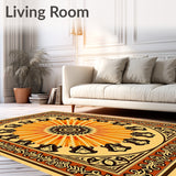 Sunburst Radiant Medallion Vintage Heirloom Treasure(Orange)