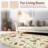 Botanical Bug with Floral Insect Illustrations(Ivory)