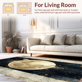 Eclipse with Esoteric Moon Phases and Astrology Linework(Gold)