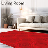Elegant Whimsical Spiral Flooring Embellishment(Red)