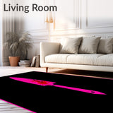 Knife Blood Drip Macabre Accent Throw(Pink)