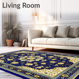 Kids Learning Mat with and Colorful Accents(Blue)