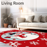 Frosty Wonderland Magical Snow Globe Decorative Accent(Red)