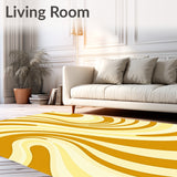 Abstract Wave Flow with Modern Artistic Expression(Brown)