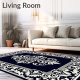 Exquisite Damask With Flourishing Garden (Black)