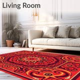 Enchanted Medallion Tapestry With Artistic Boho Charm(Red)