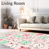 Adorable Kitten Portrait Design Light Enhanced Decorative(Pink)