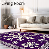 Nordic Medallion Traditional Scandinavian Heritage Design(Purple)