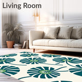 Verdant Rainforest Canopy Artistic Nature Arrangement(Ivory)