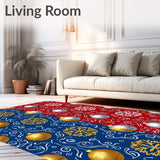 Holiday Ornament Area with Bauble Design(Blue)