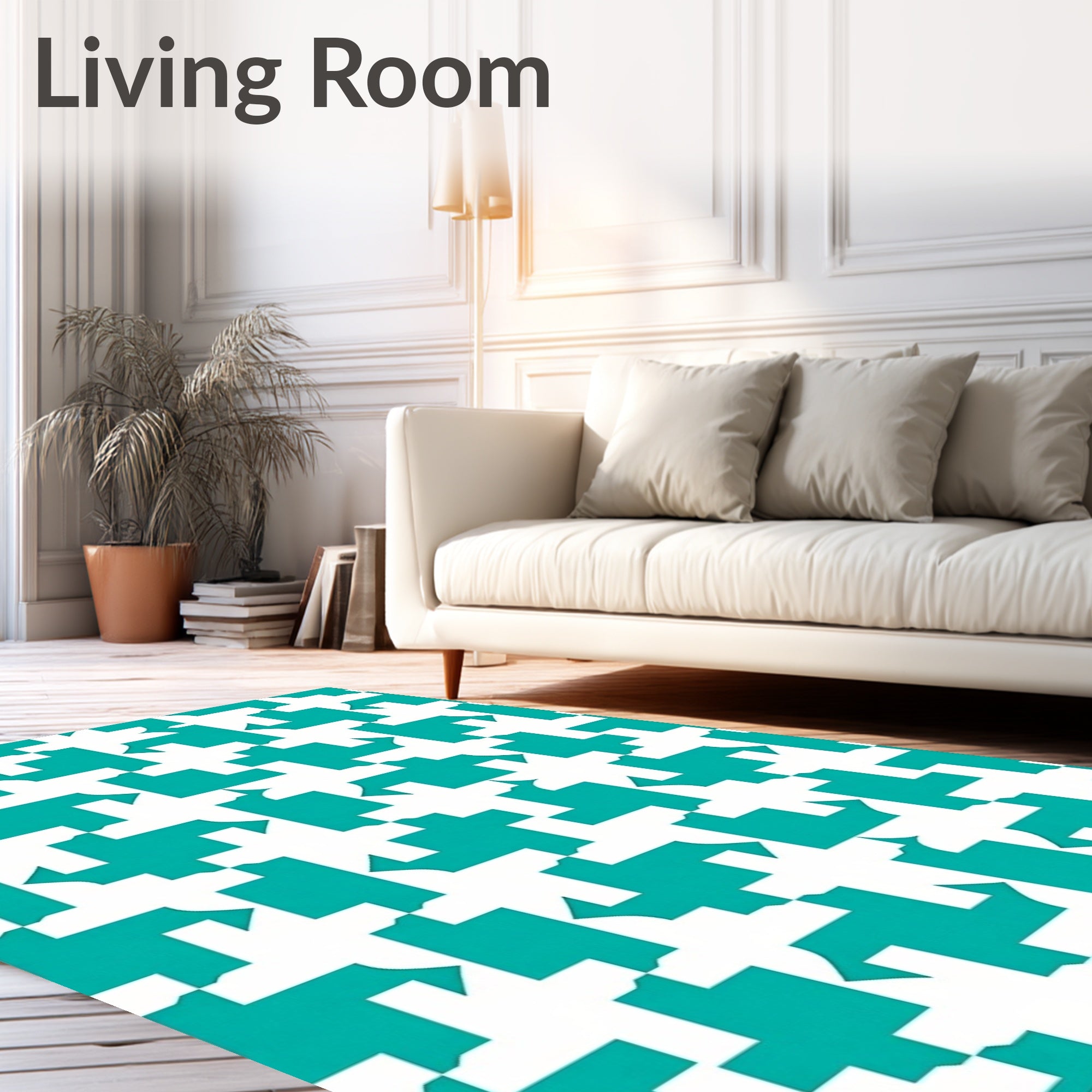 Ocean Breeze Mosaic Tranquil Sophisticated Accent (Blue) - ODIKA