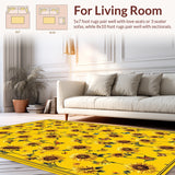 Rustic Earthy Botanical Motif(Yellow)