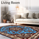 Medallion Collection with Intricate Floral Motifs(Blue)