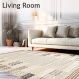 Artistic Area with Unique Geometric Shapes and Neutral Colors(Beige)