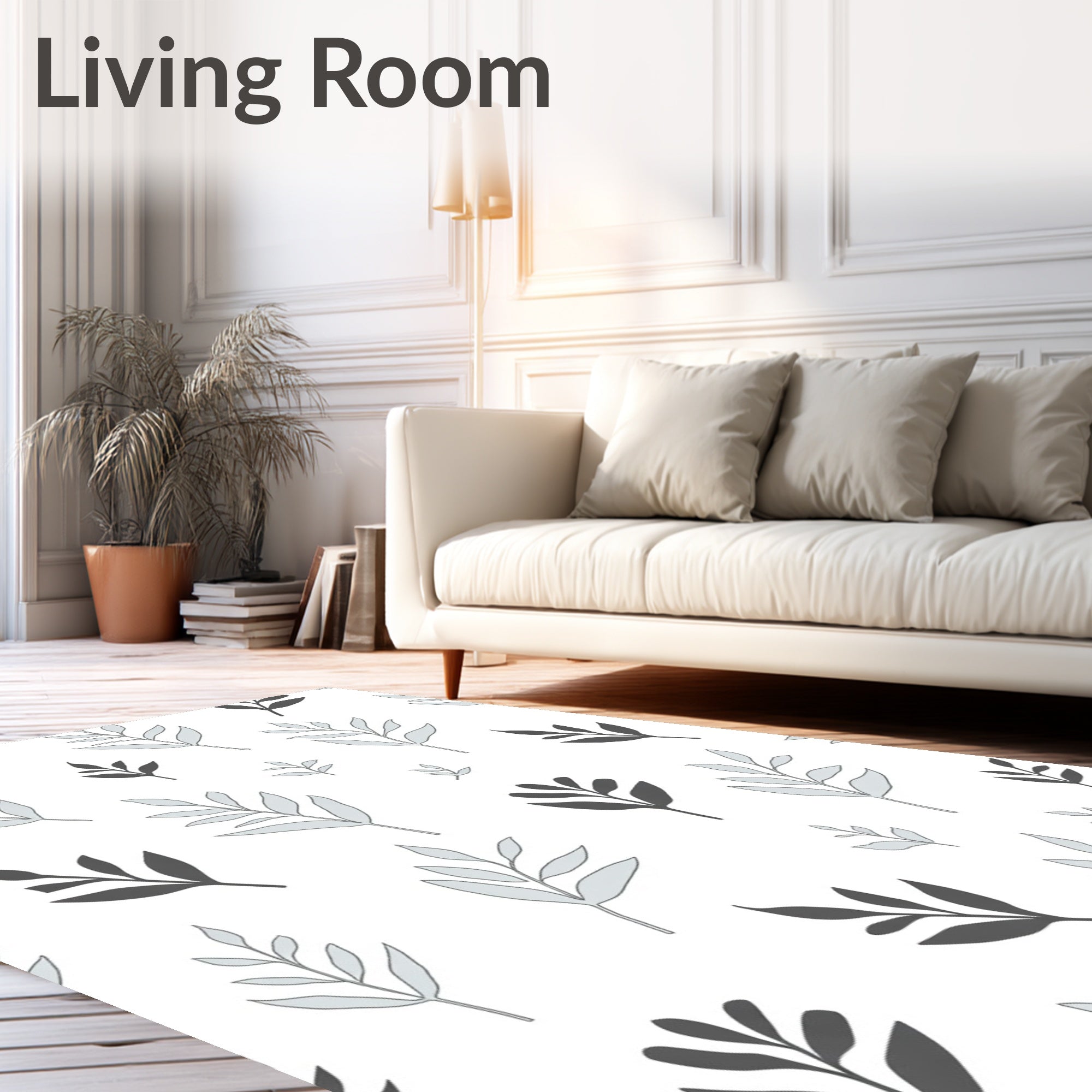 Botanical Entryway Barrier (White) - ODIKA