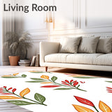 Amber Leaf Reverie with Painterly Woodland Petal Array(Green)