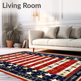 Independence Day Area Carpet(Red)