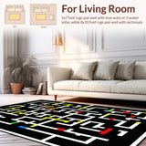 Chic Vibrant Circular Design(Black)