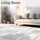 Ethereal White Artistic Faux Fur for Stylish Decor(Gray)
