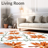 Maple Canopy Autumn Leaves Interlocking(Orange)