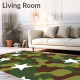 Tactical Woodland Camouflage with Bold Motifs(Green)