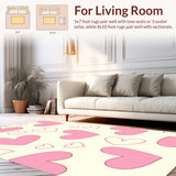 Whimsical Motif with Rose and Creamy Blush Hues (Pink)