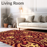 Calavera Kitty Blossom Harvest Autumn Doorway(Brown)