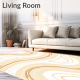 Ethereal Swirl Dreamy Landscape Contemporary Visualization(Beige)