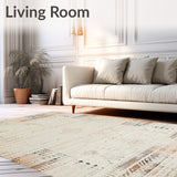 Boho Chic Beige Square Area(Beige)