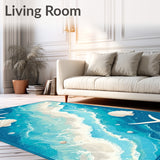 Sea Shell and Starfish with Design(Blue)