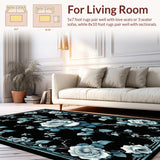 Striking Rose Patterned Sensation(Blue)