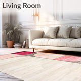 Abstract Pink and Brown Cowhide Artistic Animal Inspired Design(Pink)