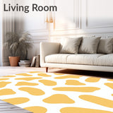 Abstract Animal Inspired Design with Spotted and Gentle Contours(Gold)