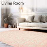 Classic Geometric Area Tone Subtle Vintage Inspired(Pink)