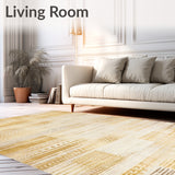 Beige Gold Textured Area(Beige)
